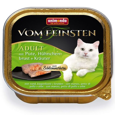 Animonda Cat Vom Feinsten Adult Kalkoen met Kipfilet en Kruiden 100g