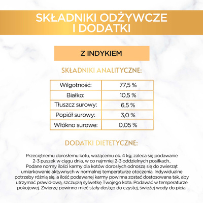 Purina Gourmet Gold Mousse met kalkoen 85g