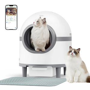 Slimme zelfreinigende kattenbak smart wifi apka 60l (54 x 54 x 63 cm)
