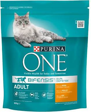 Purina One Cat Adult met Kip voor Katten 800g