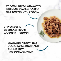 GOURMET Perle volwassen kattenvoer Meat Duet 4x85g