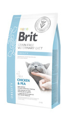 Brit Grain Free Veterinary Diet Katten Obesitas Kip Met Erwten 2kg