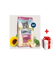 Happy Cat Minkas gesteriliseerde Geflügel met gevogelte 10kg + GRATIS een verrassing voor je kat!