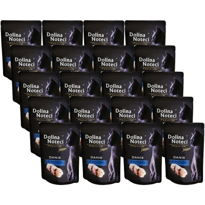 Dolina Noteci Premium Junior Kabeljauwschotel met Sardine 20x85g