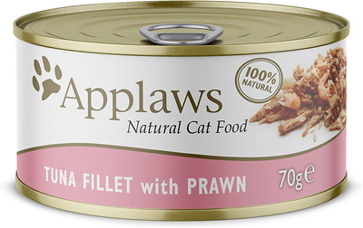 APPLAWS Tuna Fillet With Prawn In Broth Tin 70g
