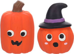 Flamingo Halloween rubberen speeltje voor honden Pompoenmix