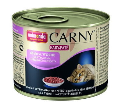 Animonda Cat Carny Kitten Baby Pate 200g
