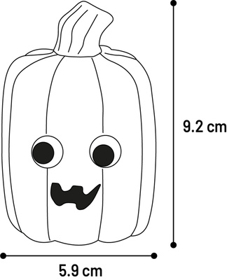 Flamingo Halloween rubberen speeltje voor honden Pompoenmix