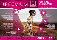 Eukanuba Dog Dry Premium Working & Endurance Chicken Bag 15kg + GRATIS een verrassing voor je hond!