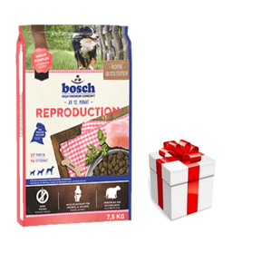  BOSCH Reproduction 7,5kg + GRATIS een verrassing voor je hond!