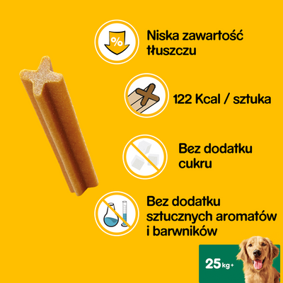 Pedigree DentaStix Dental Treats voor honden vanaf 4 maanden en meer dan 25kg 270g