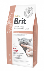 Brit Grain Free Veterinary Diet Cat Renal Ei en Erwten 5kg