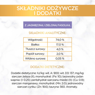 Purina Gourmet Gold Hartige Taart met Lam en Groene Bonen 85g