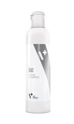 VET EXPERT WHITE SHAMPOO - shampoo voor honden en katten met lichtgekleurd haar 250 ml