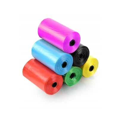 NUXIE Gekleurde hondenpoepzakjes 10x15st