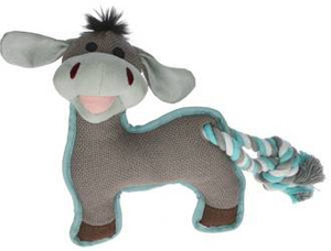 KERBL Hondenspeelgoed Ferdi Ezel met pieper 28cm