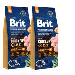 Brit Premium By Nature Adult M 2x8kg