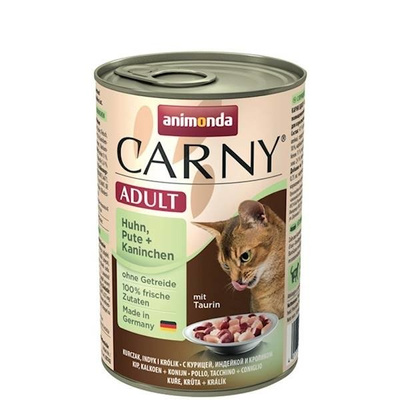Animonda Cat Carny Adult Kip, Kalkoen & Konijn 400g