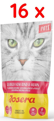 Josera Pate Stoofpot met Kip en Rundvlees 16x85g