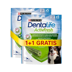Purina Dentalife Activefresh Medium 115g+115g GRATIS