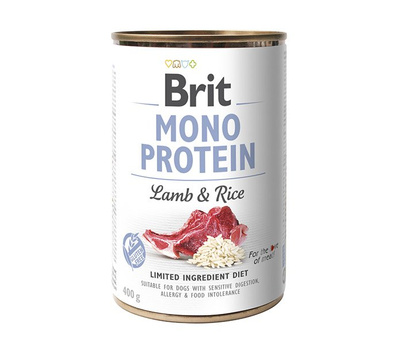 Brit Mono Eiwit met Lam en Rijst 400g