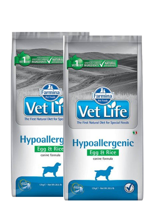 Farmina Vet Life Canine Hypoallergeen Ei & Rijst 2x12kg