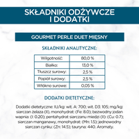 GOURMET Perle volwassen kattenvoer Meat Duet 4x85g