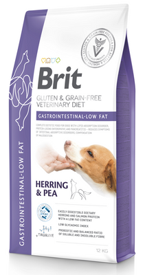 Brit GF Veterinary Diets Hond Maag-Darm-Laag-Vet 12kg