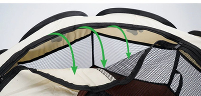 Leobert Sp. z O. o. Opvouwbare Hondenkooi Bruin 74x74x43cm