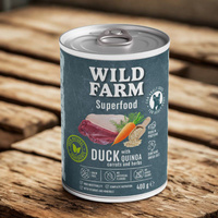 Wild Farm Superfood Eend 400g graanvrij hondenvoer