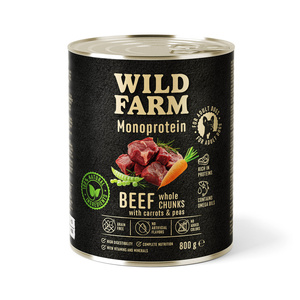 WILD FARM Monoprotein Beef 800g hypoallergeen hondenvoer