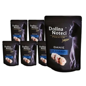 Dolina Noteci Premium Junior Kabeljauwschotel met Sardine 10x85g