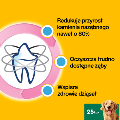 Pedigree DentaStix Dental Treats voor honden vanaf 4 maanden en meer dan 25kg 270g