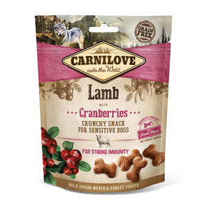 Carnilove Crunchy Snack, lam en veenbes 200 g