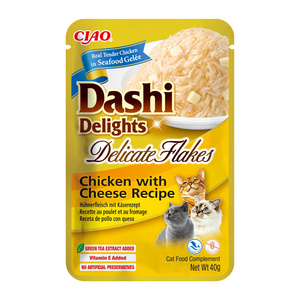 INABA Dashi Delights Fijne Vlokken Kip met Kaas Recept 40g