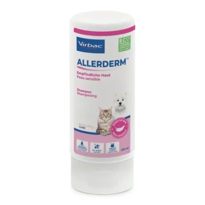 Virbac Allerderm shampoo voor de gevoelige huid van honden en katten 250 ml