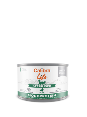 CALIBRA Cat Life Gesteriliseerde Eend 200g