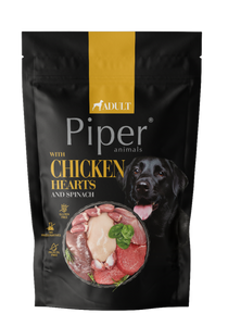 DOLINA NOTECI Piper voor honden met kippenhart en spinazie 500g