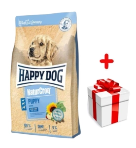 Happy Dog NaturCroq Puppy 15kg + GRATIS een verrassing voor je hond!