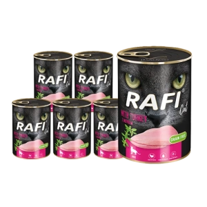 Dolina Noteci Rafi Kat Adult met kalkoen 6x400g